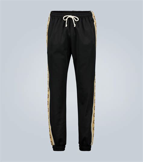 gucci tear away track pants|Technical jersey track pant in black .